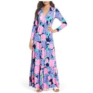 Lilly Pulitzer Martinique Long Sleeve Maxi Dress